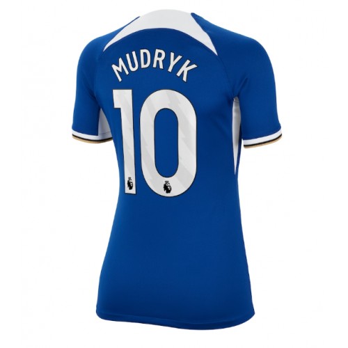 Maillot de foot Chelsea Mykhailo Mudryk #10 Domicile Femmes 2023-24 Manches Courte